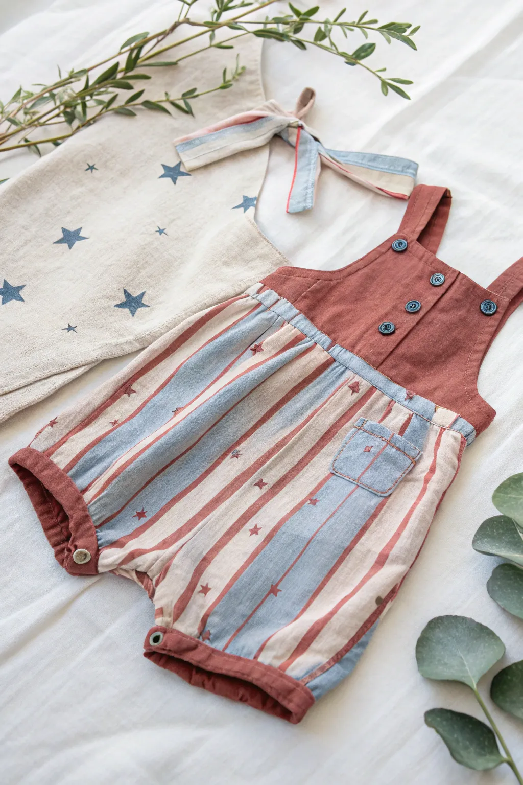 Celebrate your July announcement with Scandinavian charm and a touch of Boho flair!