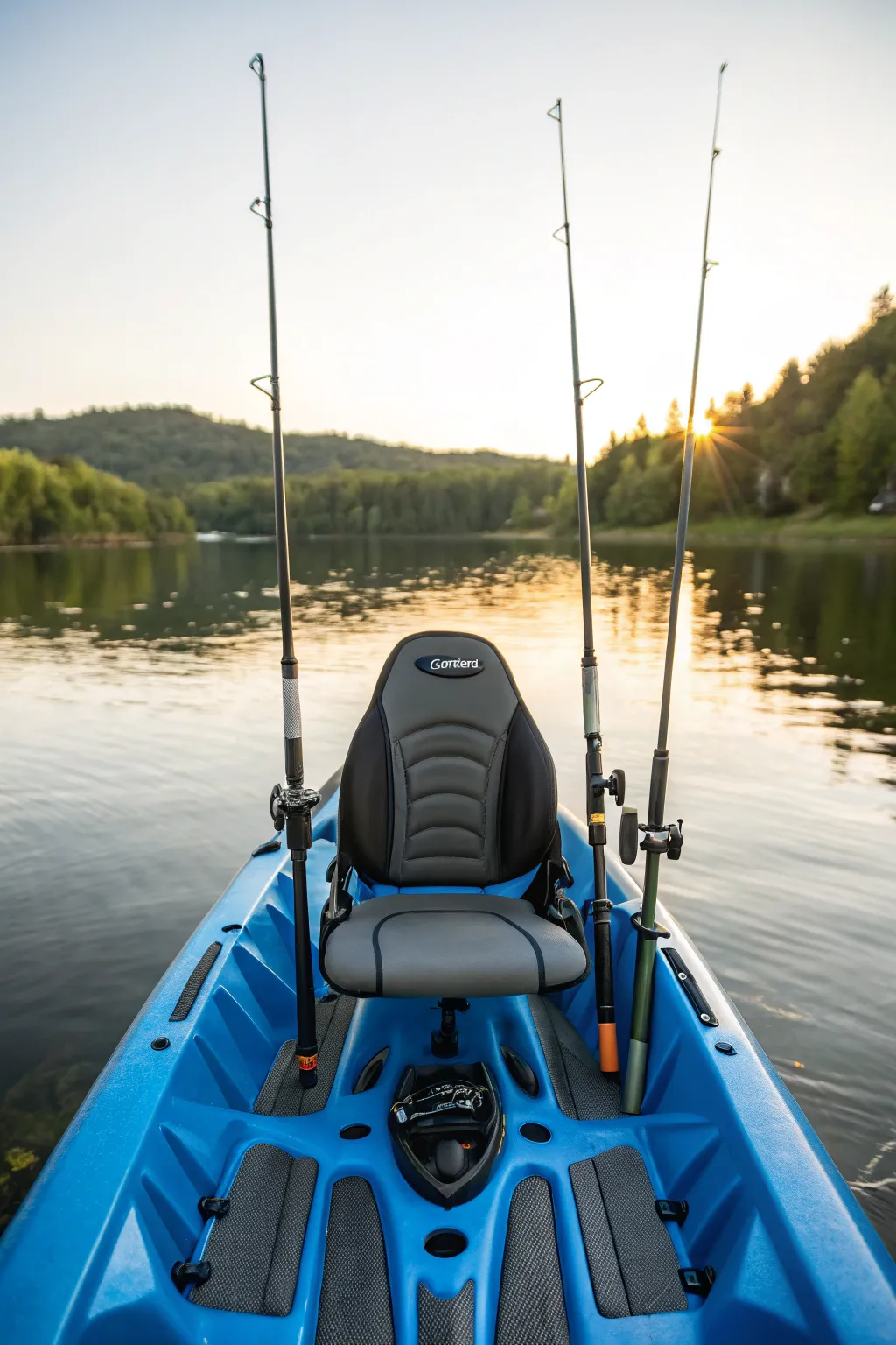 Elevate your kayaking experience with this stylish behind-the-seat rod holder — perfect for seamless fishing adventures!