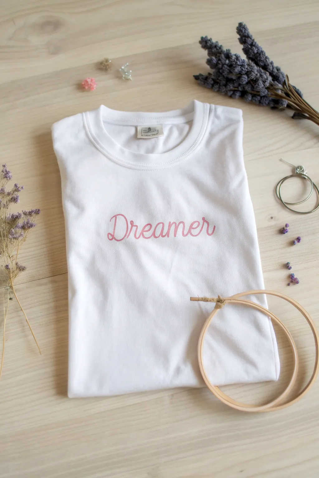 Transform a simple tee into a cherished keepsake with personalized text. 🌿✨