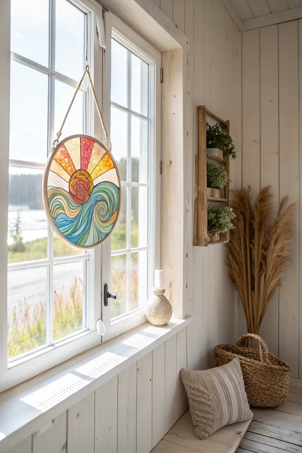 Illuminate your space with handmade beauty – craft a gluey suncatcher and let the colors dance!