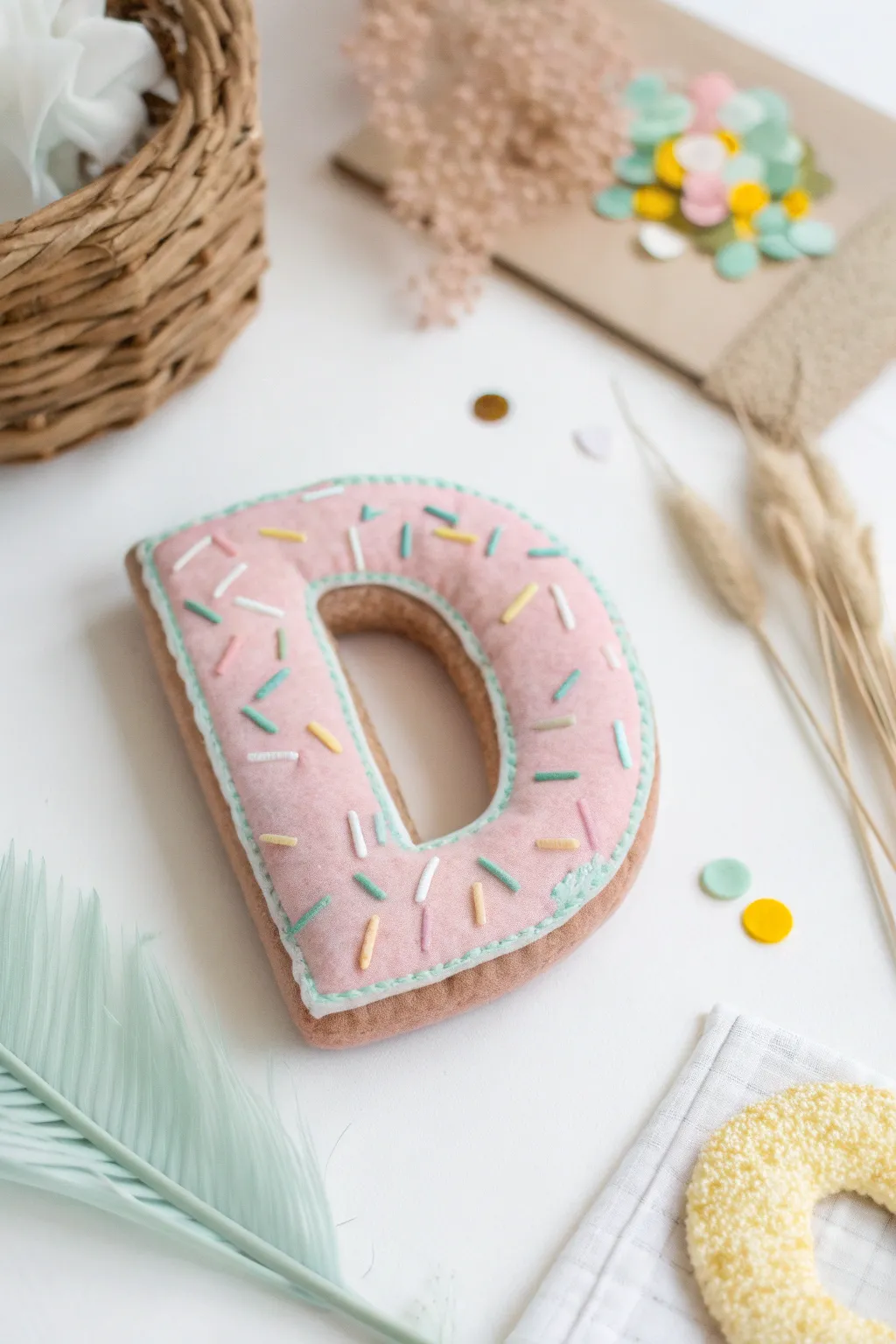 Delight in the details: a donut-inspired craft that's simply 'D' for delicious!