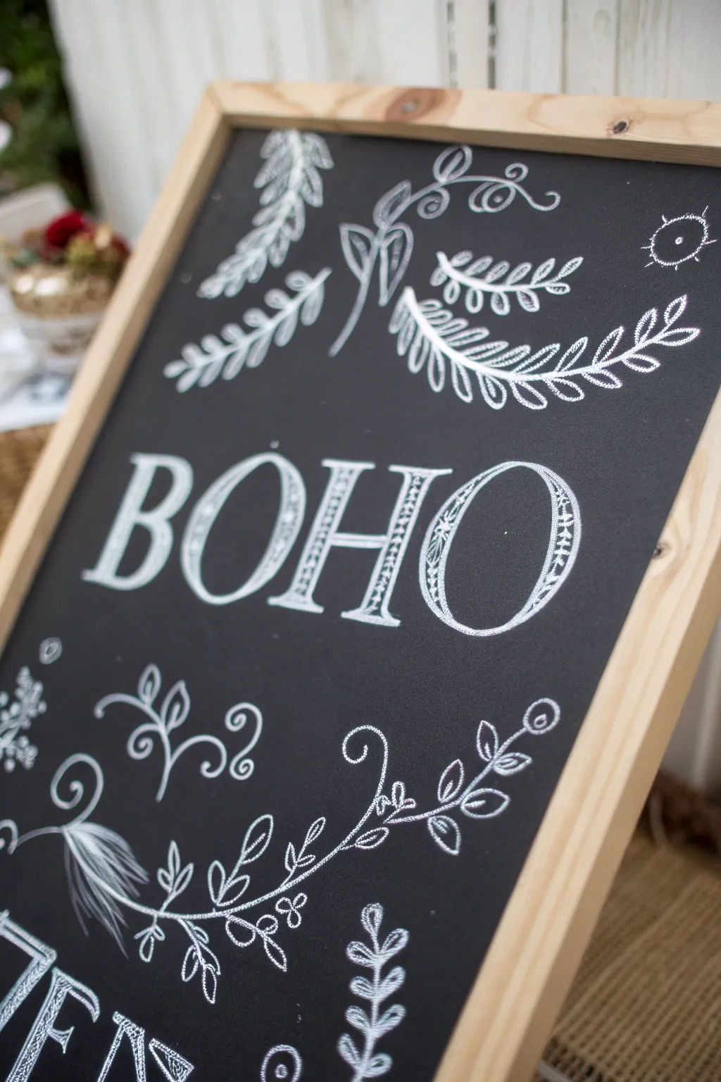 Discover the art of chalkboard lettering: Simple, elegant, and oh-so-inviting.
