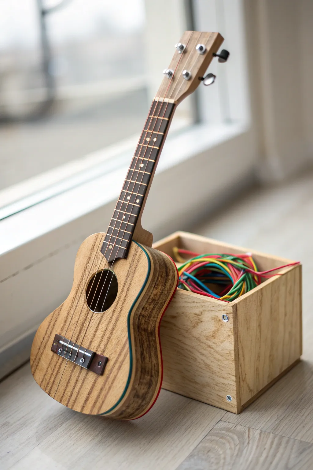 Unleash your creativity with this DIY rubber band guitar—where simple materials meet the art of sound!