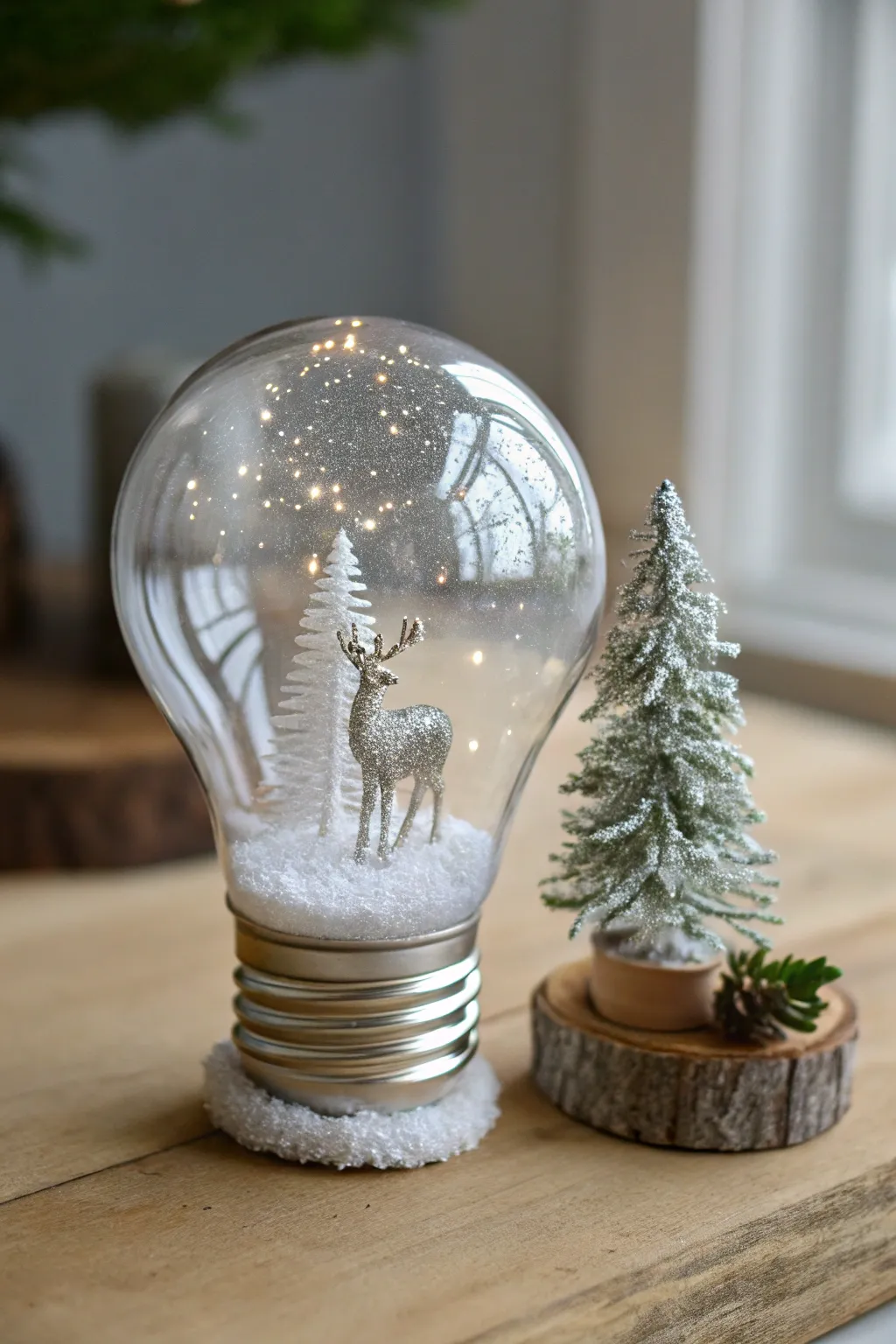 Transform winter magic into a unique gift with these enchanting snow globe bulbs!