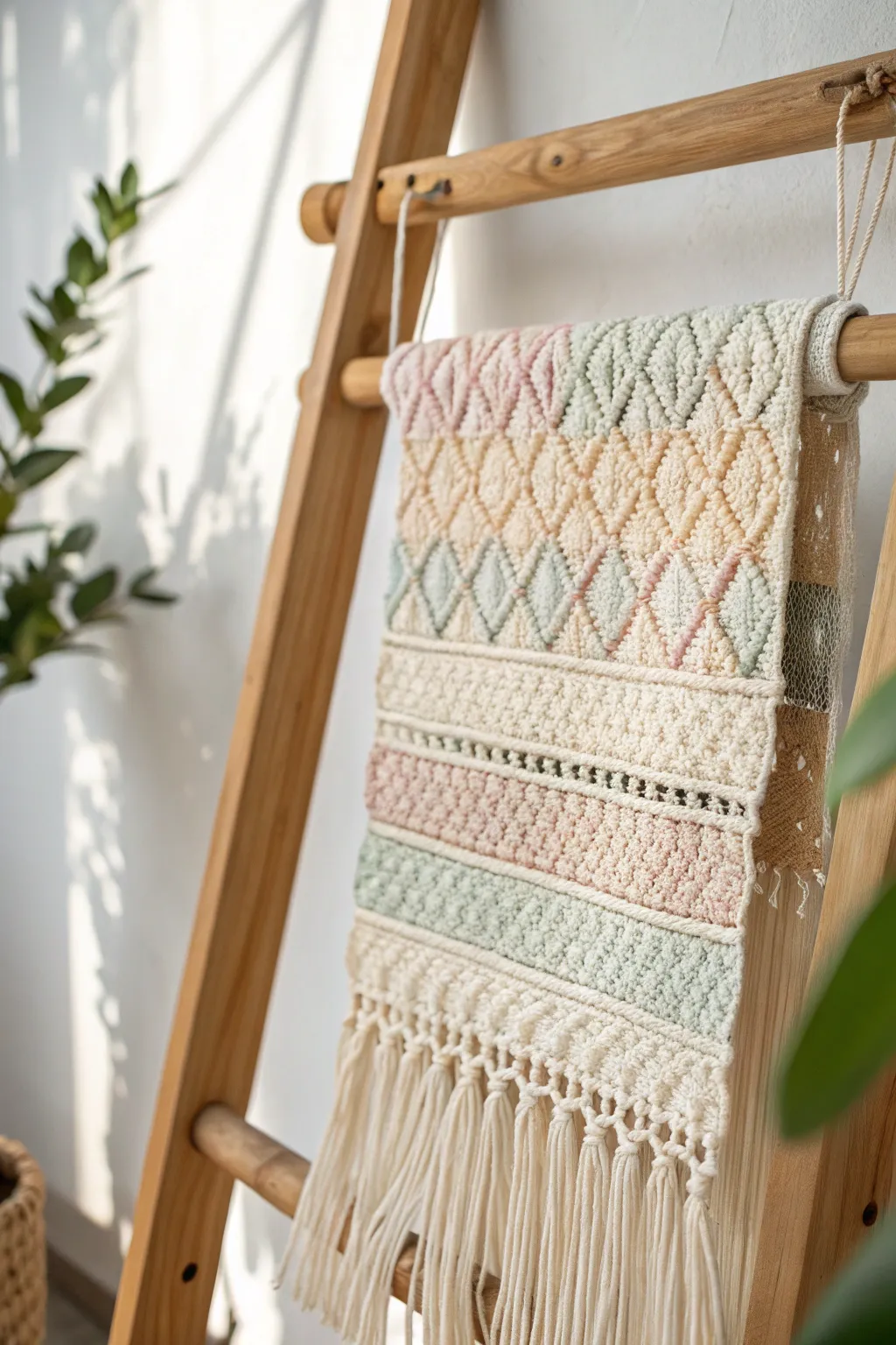 Explore the art of combining weaving techniques for a uniquely stunning creation.