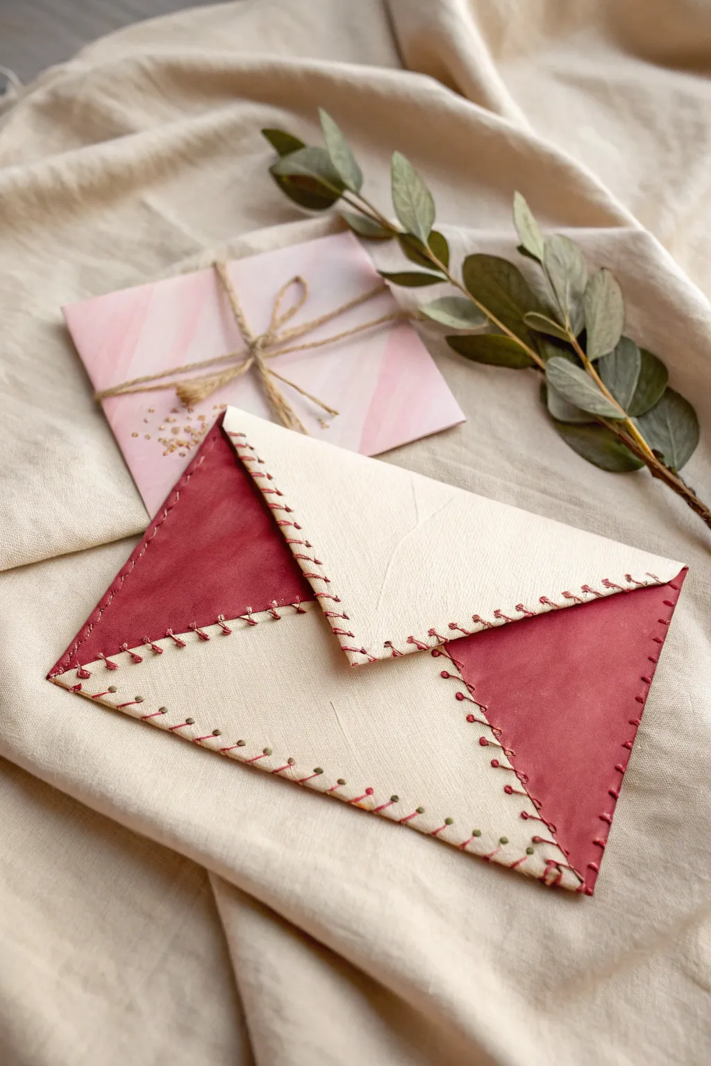 Embrace the art of letter writing with a romantic, handcrafted envelope that speaks volumes.