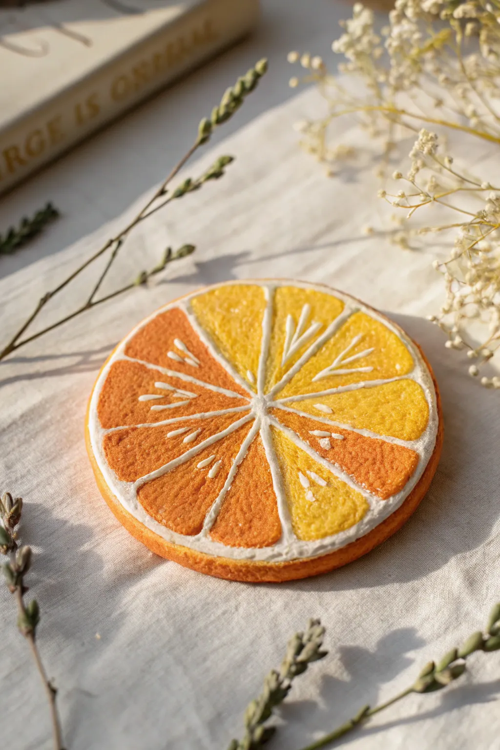 Add a splash of sunshine to your kitchen with these handcrafted citrus slice clay magnets.
