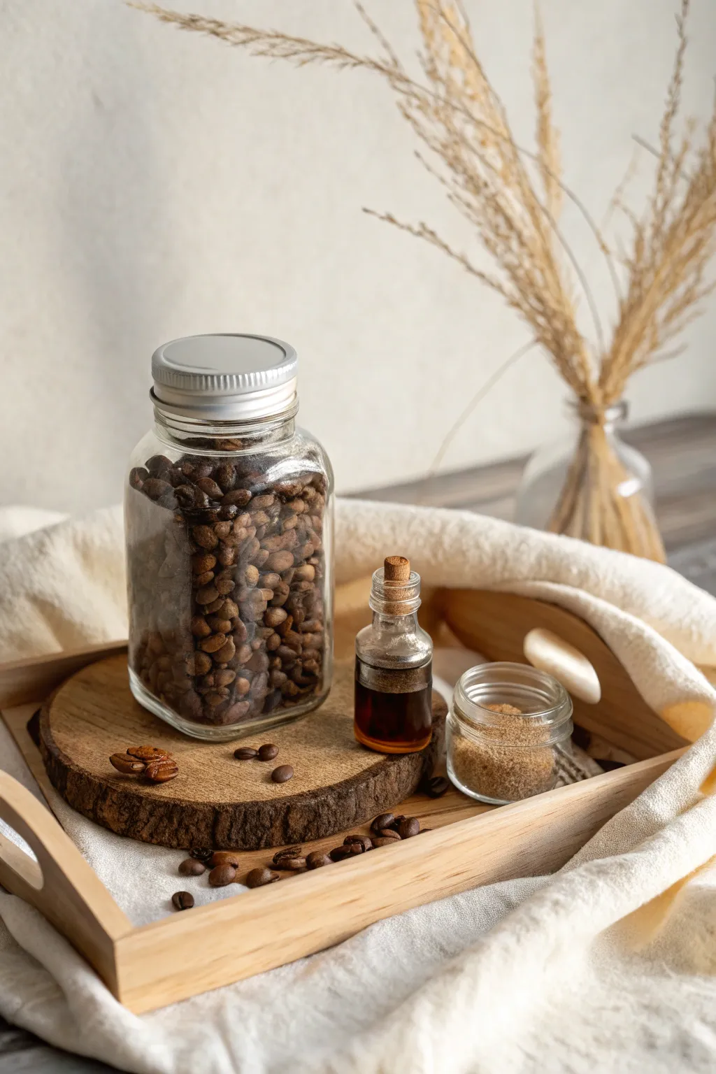 Indulge in the perfect blend of chocolate and coffee with this exquisite mason jar cocktail gift.