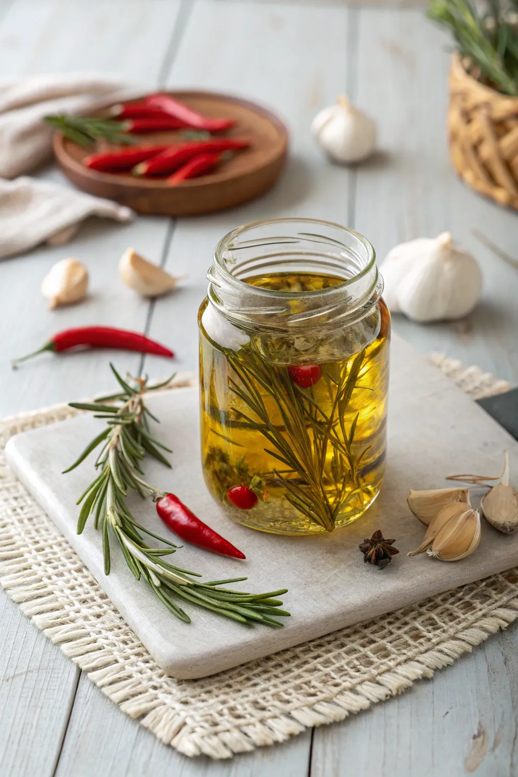 Elevate your culinary creations with artisanal infused oils. Simple, elegant, and perfect for gifting.