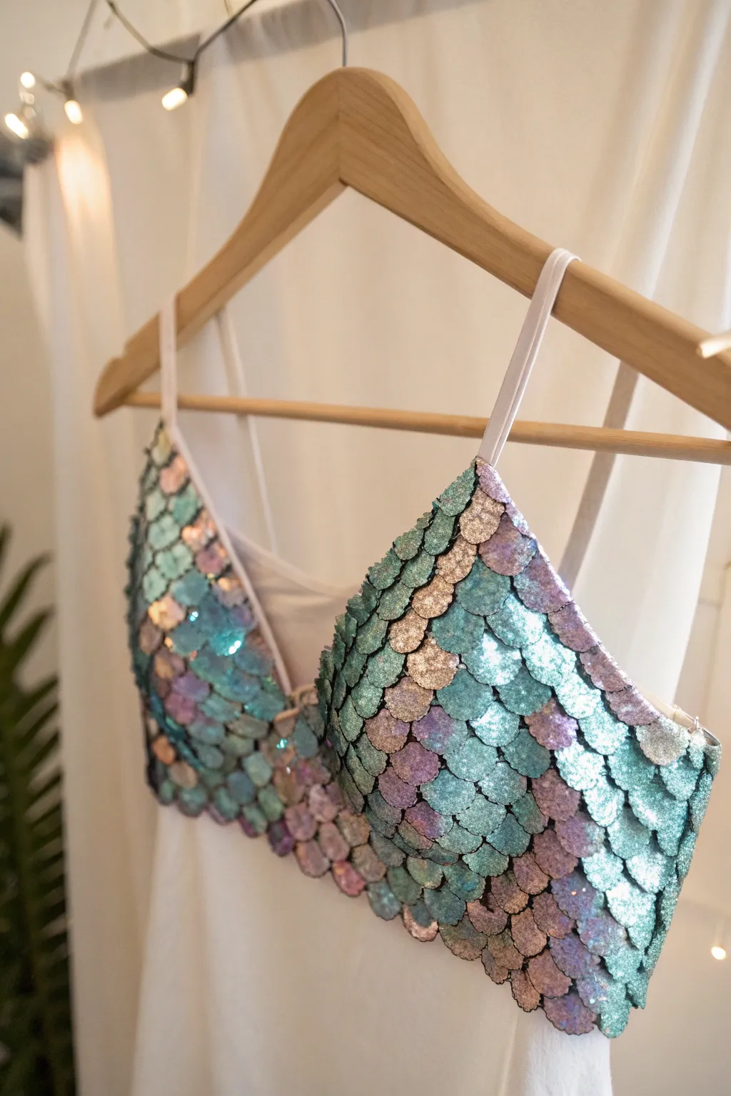 Dive into glamour with this exquisite sequin mermaid top, where simplicity meets sparkling elegance. ✨🧜‍♀️ #MermaidStyle #ScandiBoho