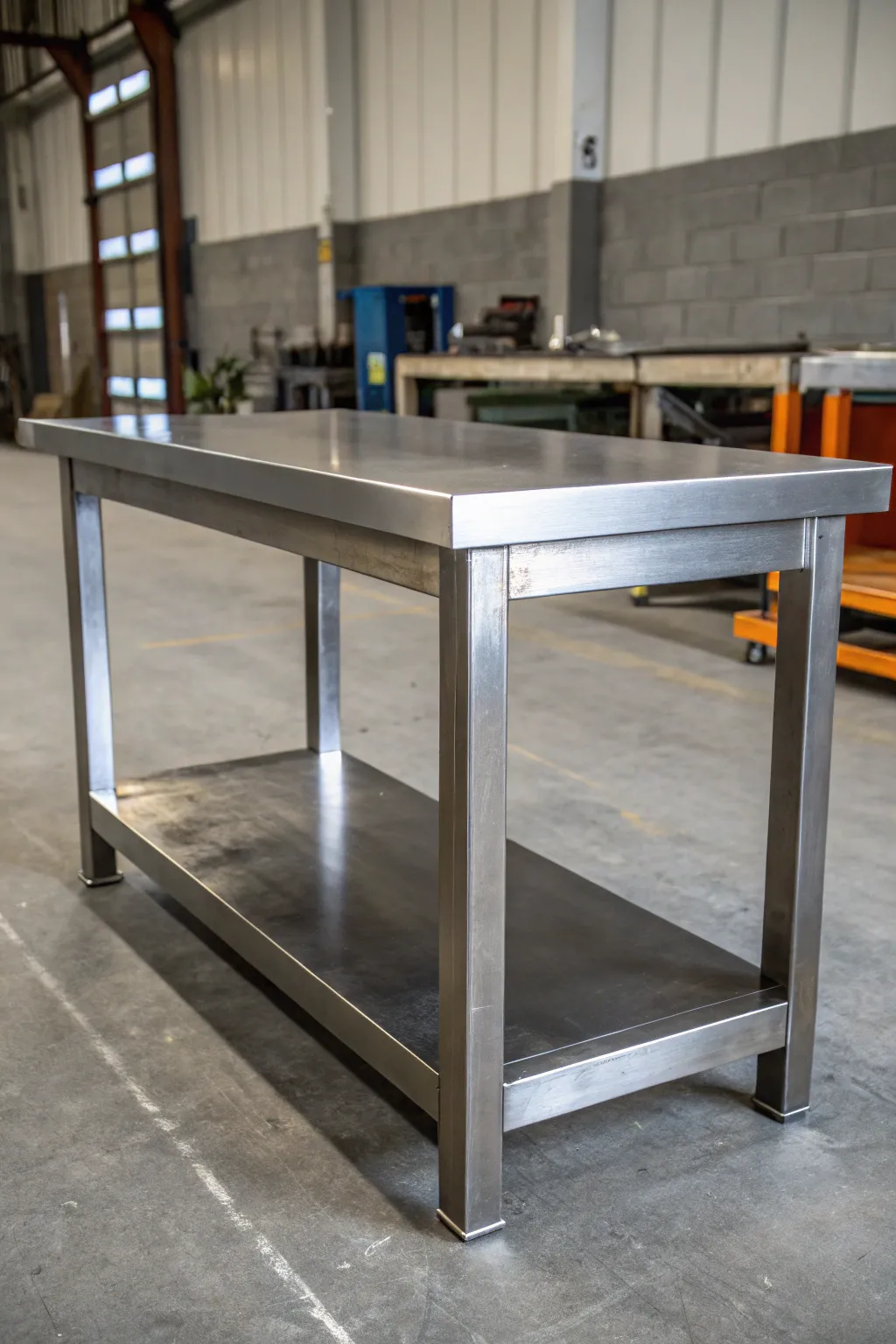 Elevate your workspace with a modern industrial masterpiece.
