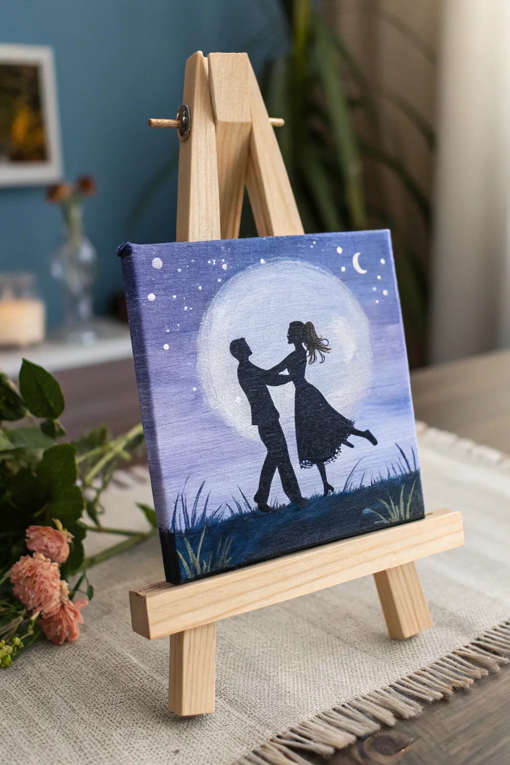 Dance under the moonlight: where simplicity meets enchantment.