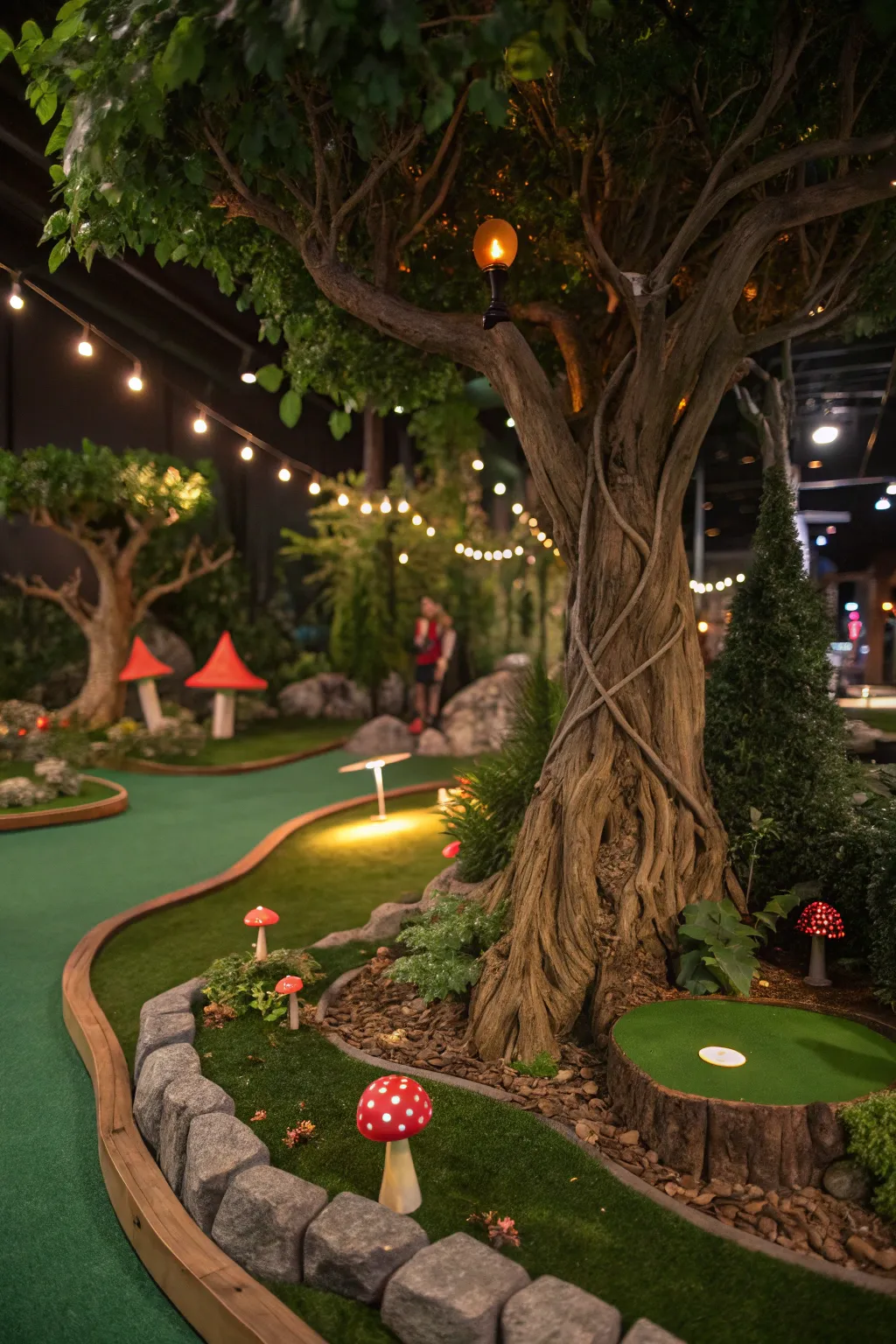 Step into a Fantasy Forest with this enchanting mini golf hole—where every putt is a magical adventure.