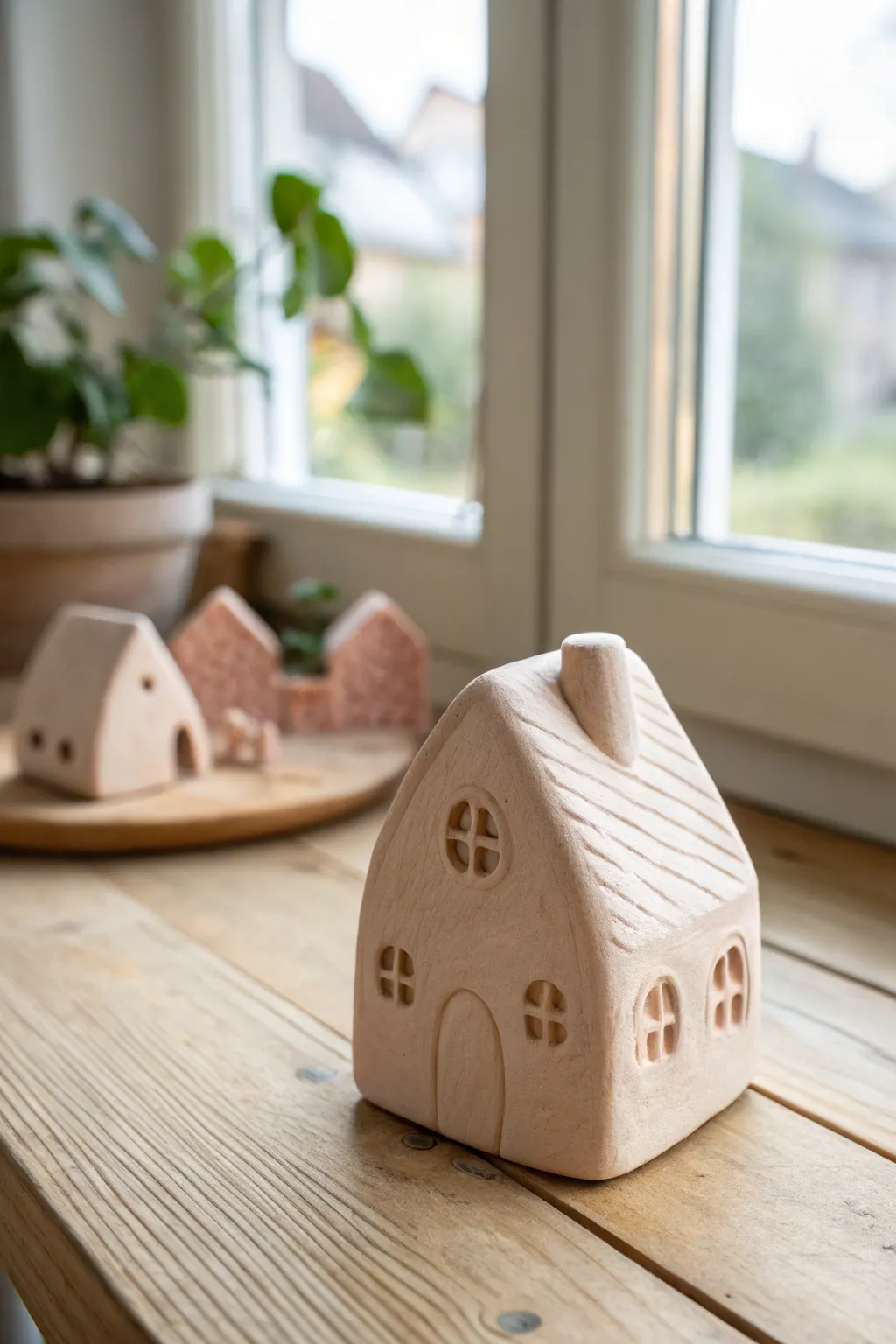 Discover the charm of tiny clay houses: where minimalism meets fairy tale magic.
