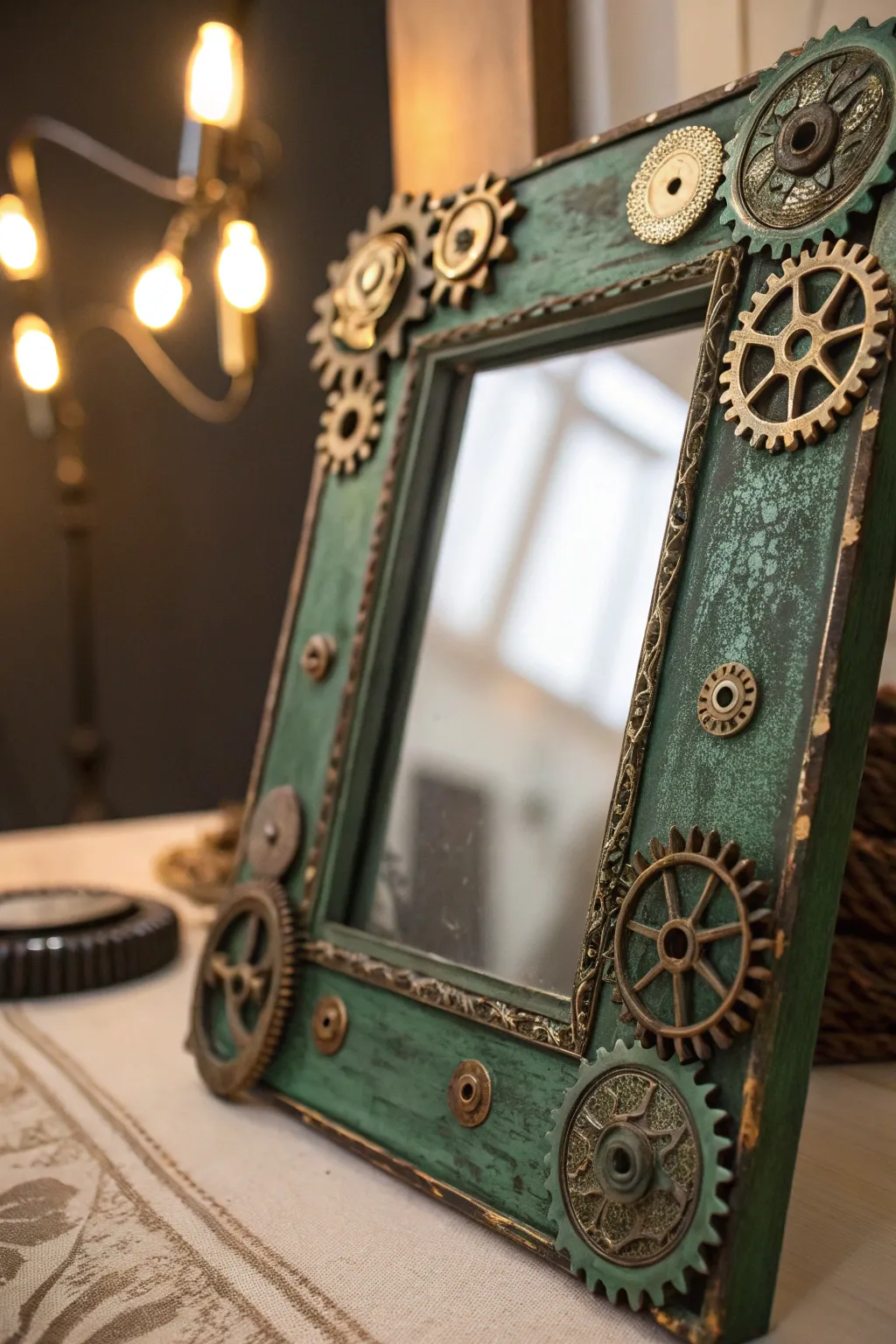 Transform your space with a touch of steampunk elegance.