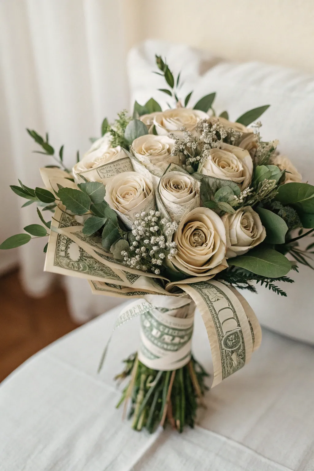 Elevate your gift-giving with a stunning money bouquet, where elegance meets creativity.