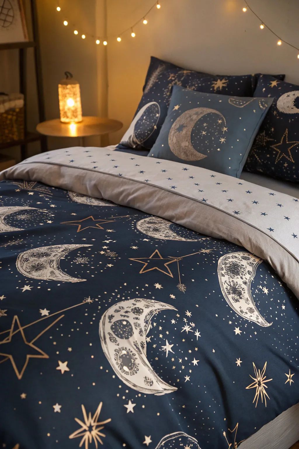Celestial bedding brings the night sky into your personal sanctuary.