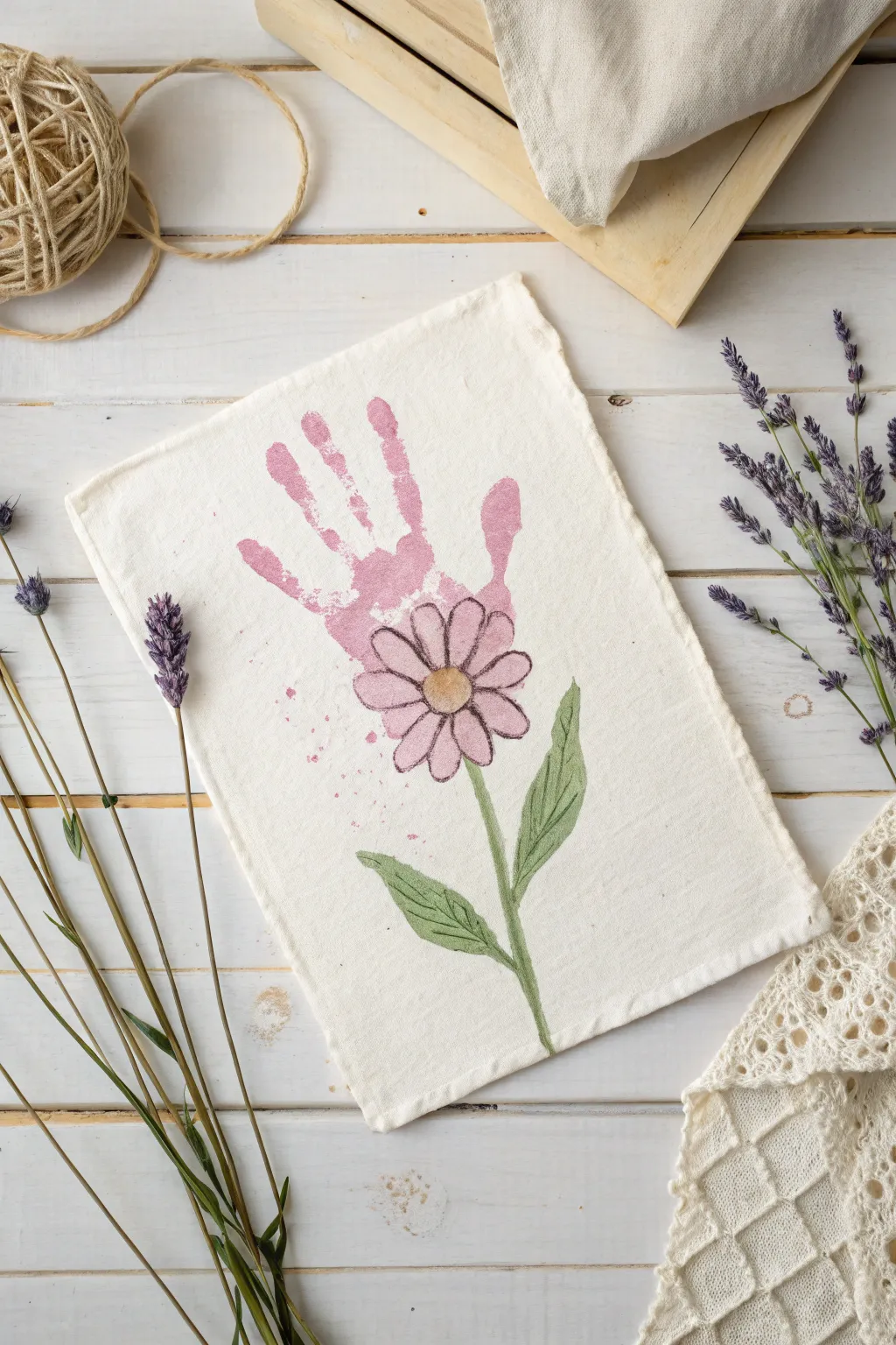 Capture precious moments with handprint art that blooms with love and creativity.