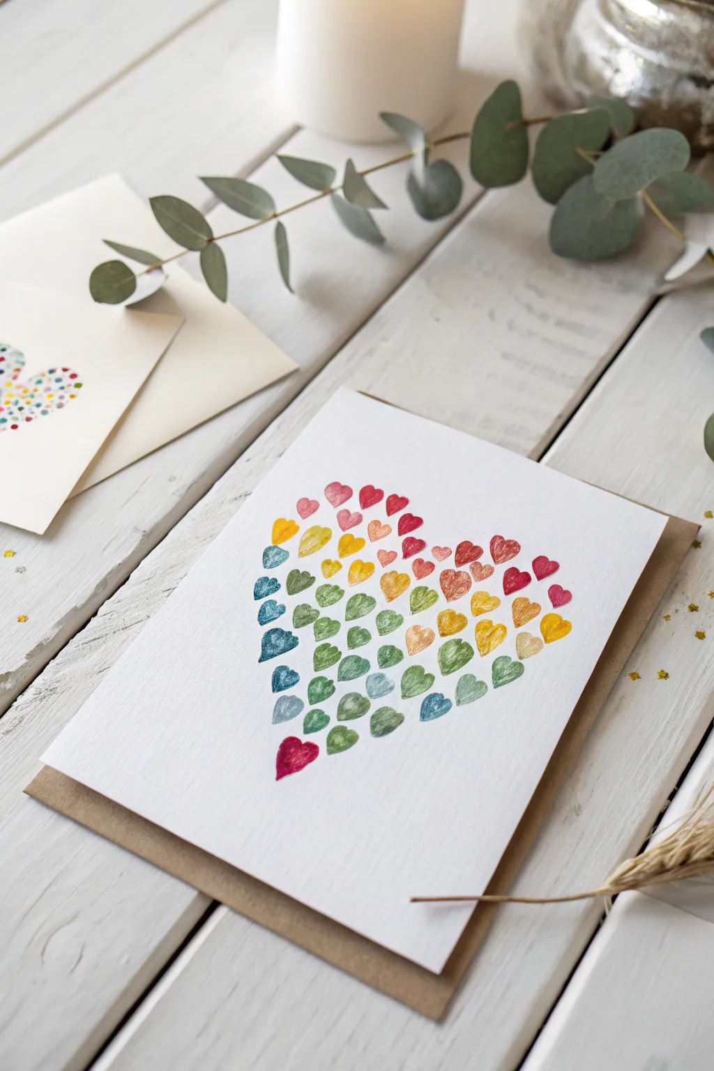 Celebrate Mother’s Day with a heartfelt touch! This fingerprint heart card is the perfect blend of simplicity and charm, making it a cherished keepsake.