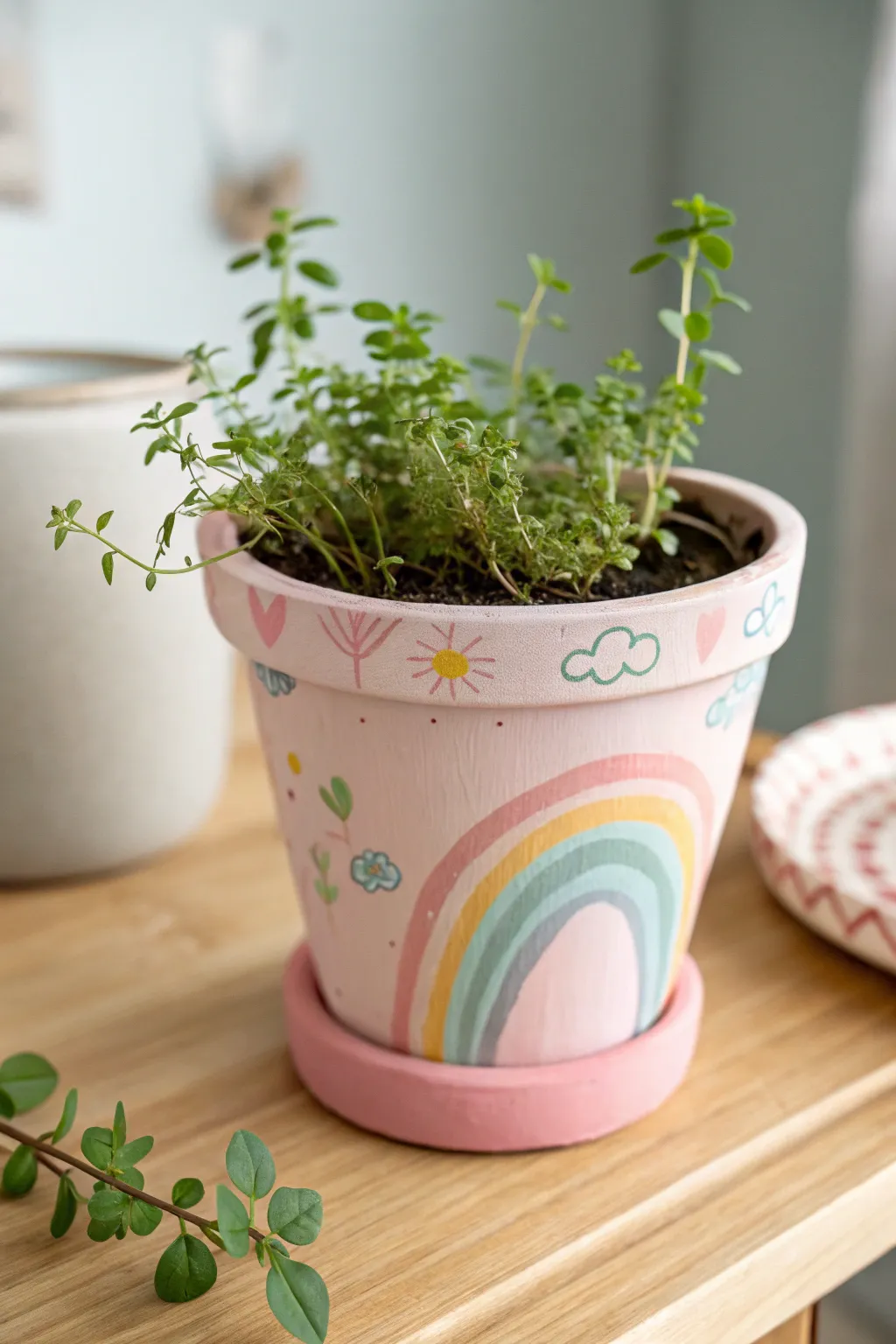 Celebrate Mother's Day with a handmade touch—painted pots that blossom with love and creativity!