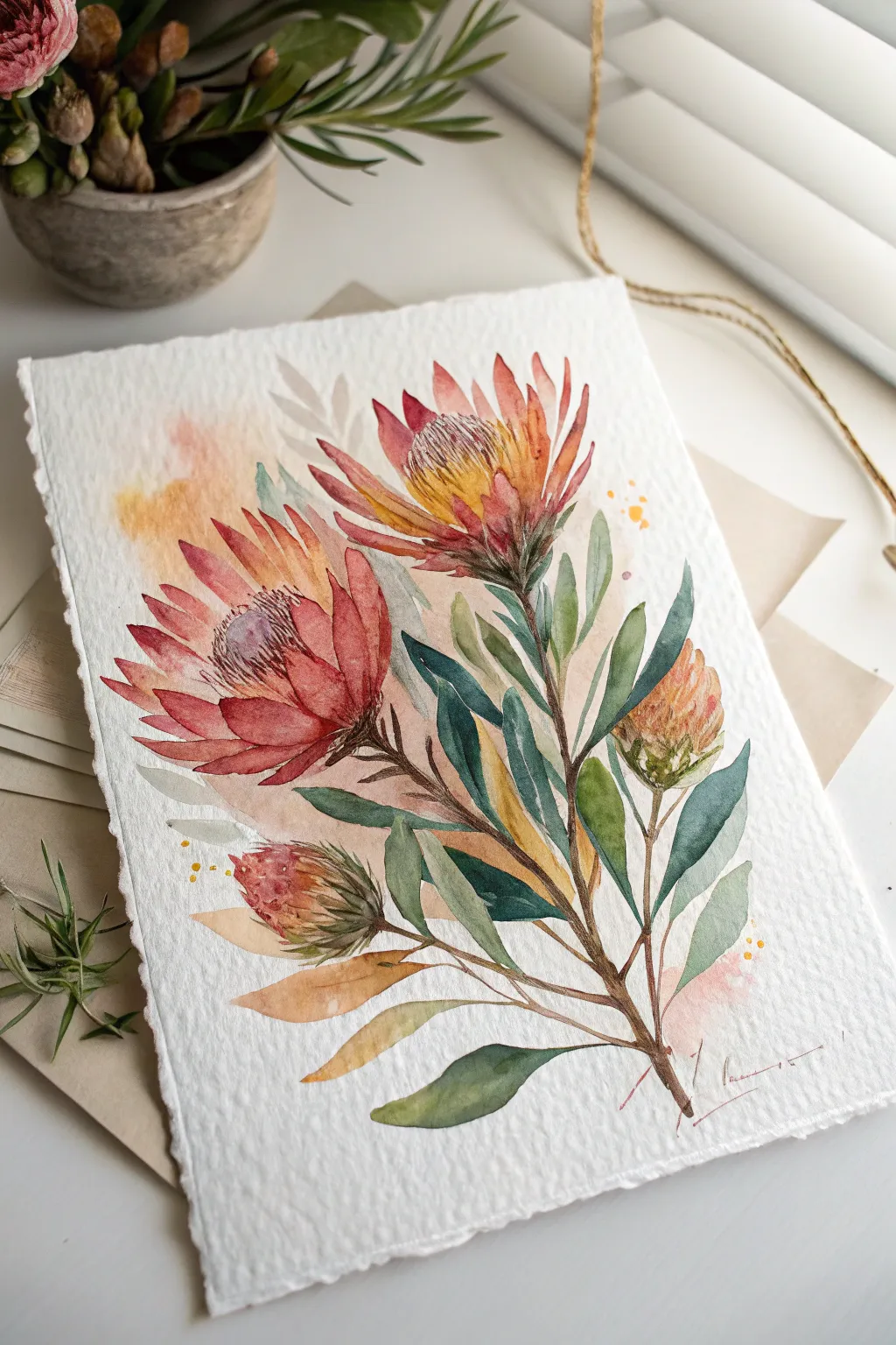 Celebrate Mother's Day with a splash of color and love—simple yet stunning watercolor blooms.
