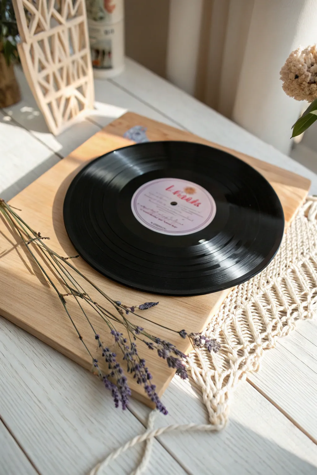 Capture the timeless charm of music with a vintage vinyl touch. Perfect for those who cherish simplicity and artistry.