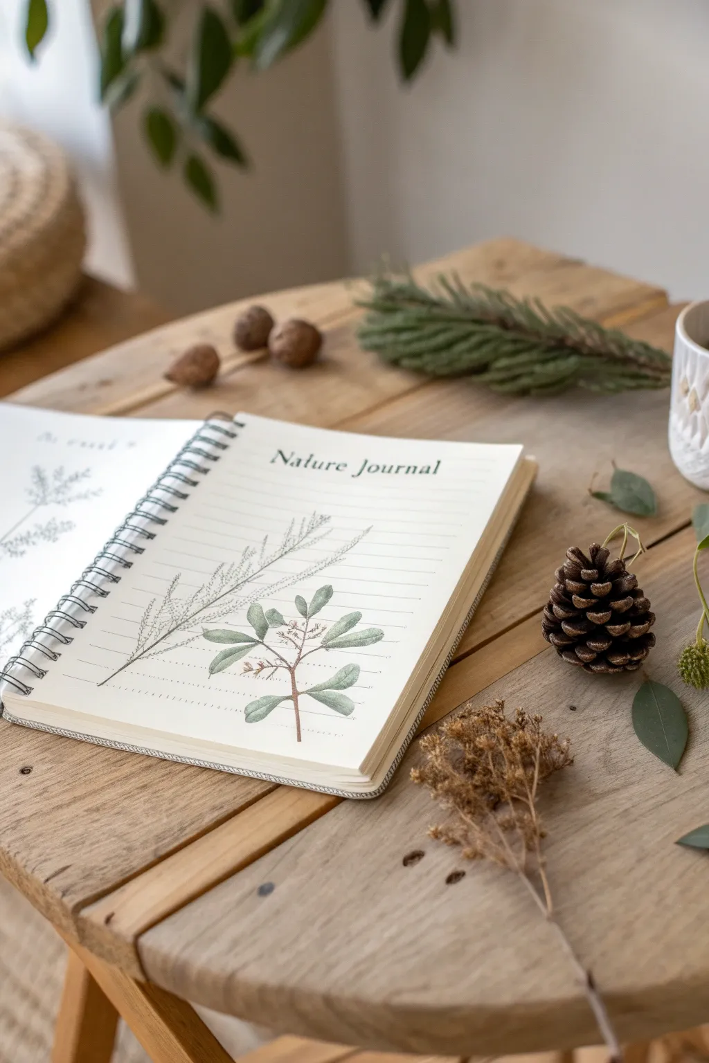 Capture the symphony of nature in your journal - a melody of mindfulness.