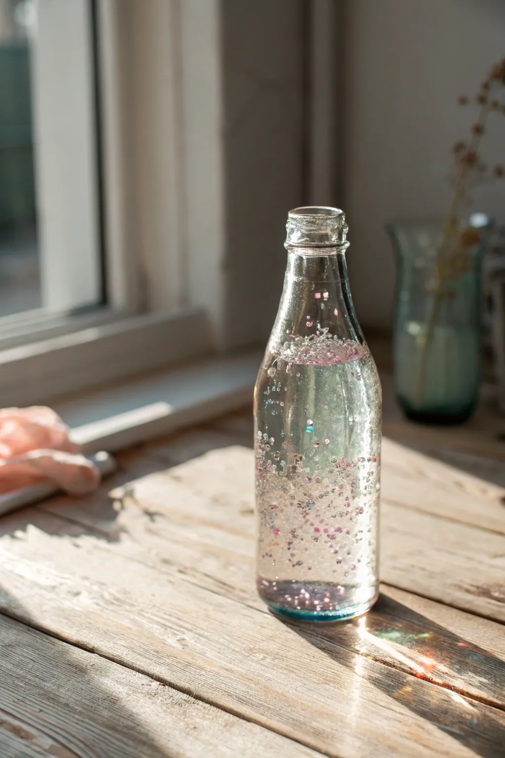 Discover the magic of sensory play with handcrafted sensory bottles, where simplicity meets sparkle.