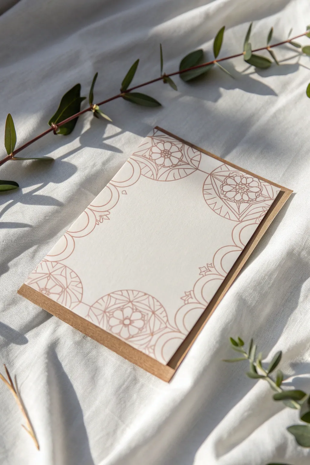 Embrace simplicity with a touch of elegance in your correspondence.