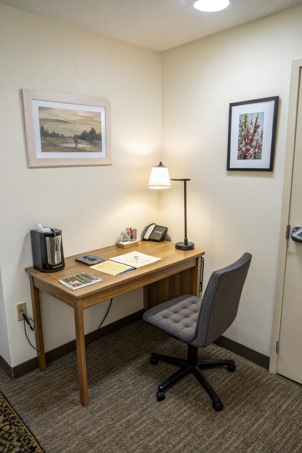 Compact desks are perfect for maximizing functionality in limited spaces.