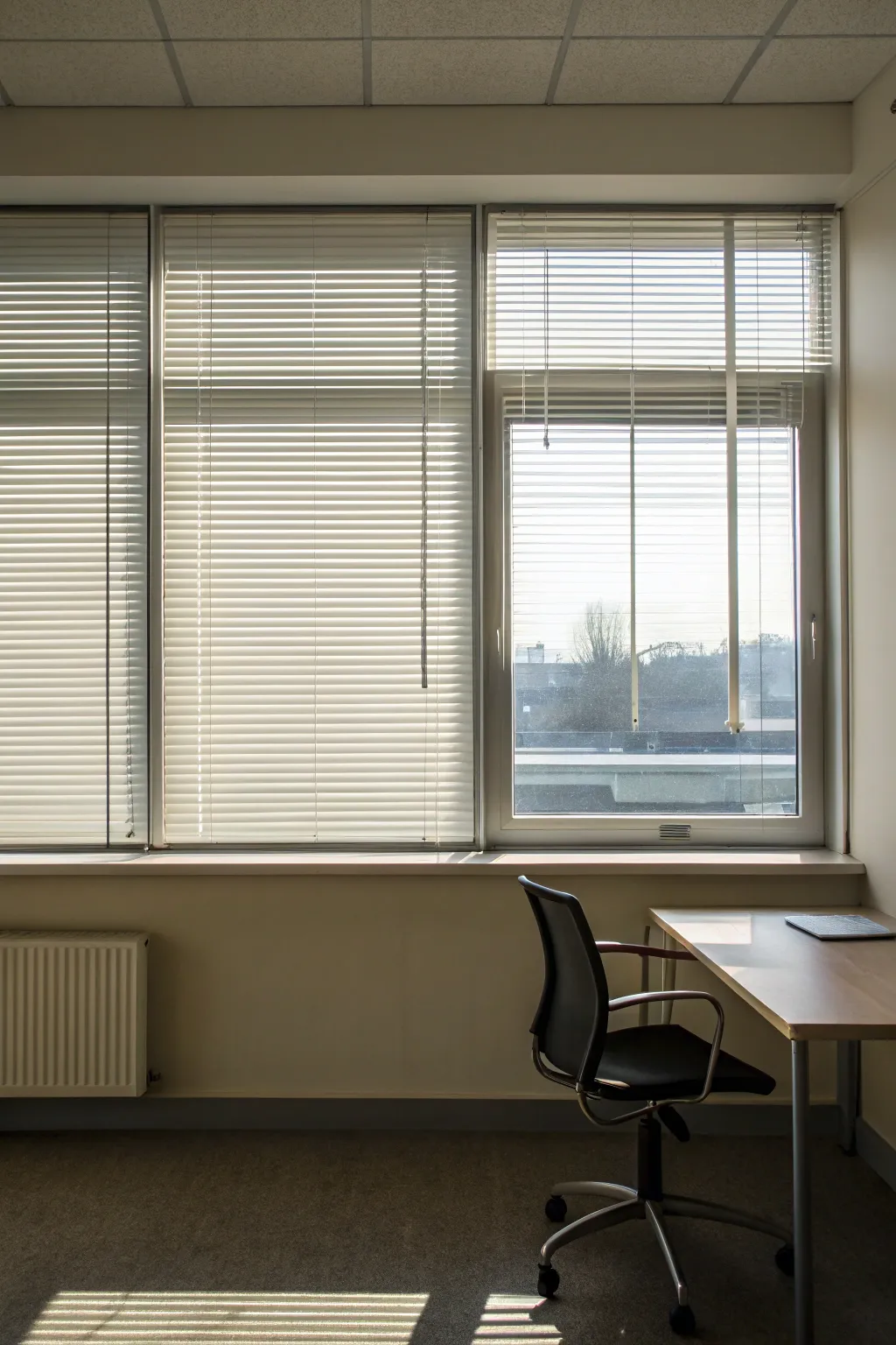 Embrace minimalism for a serene workspace.