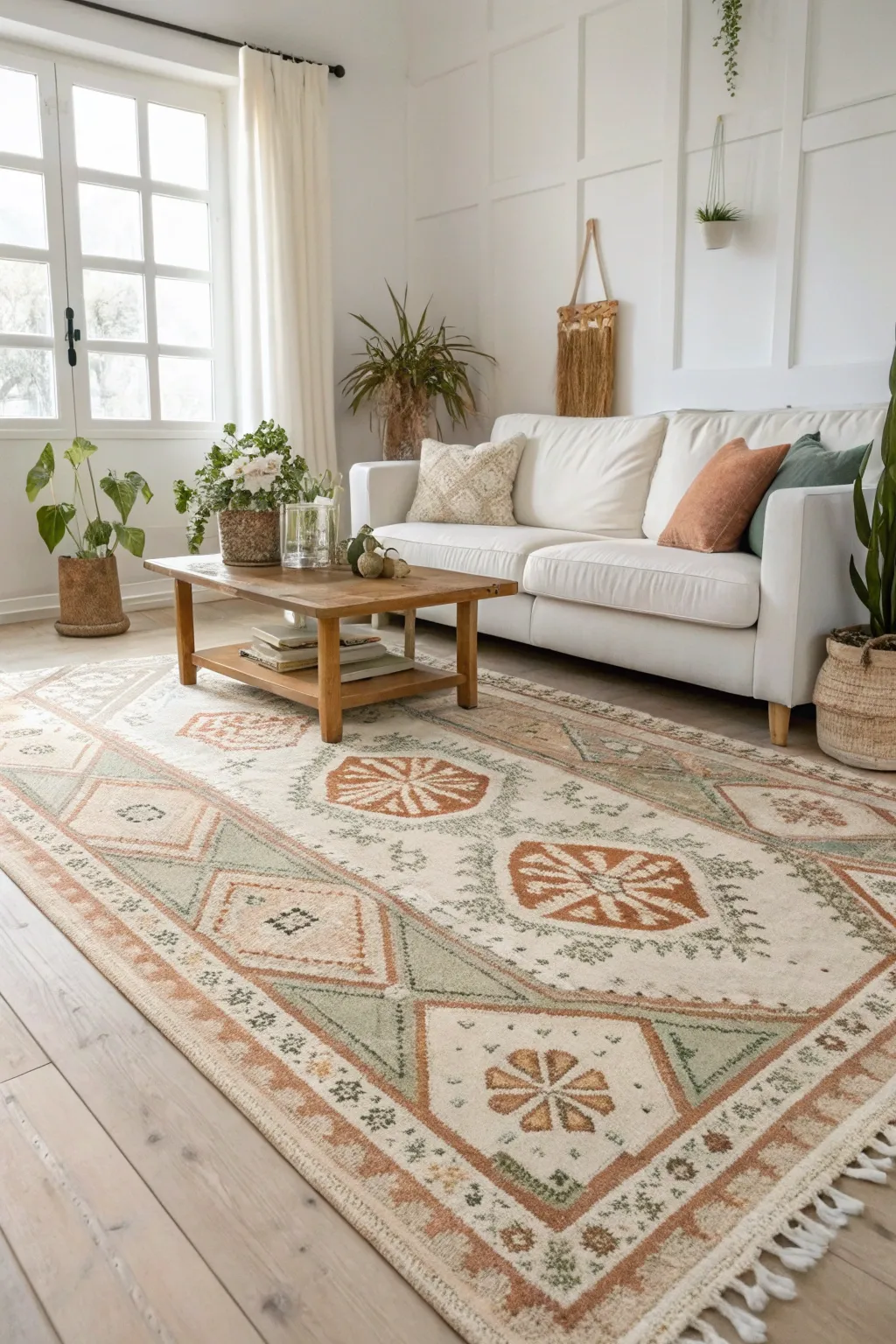 Transform your space with a painted 'rug'—a unique blend of art and function.
