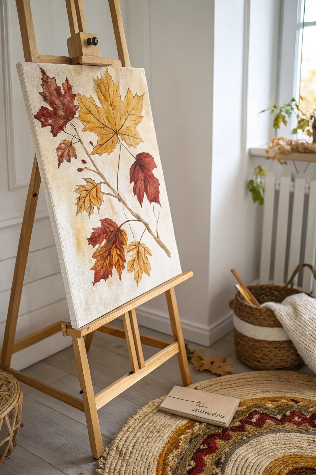 Capture the essence of autumn with this handcrafted masterpiece, the perfect seasonal surprise for loved ones. 🍂