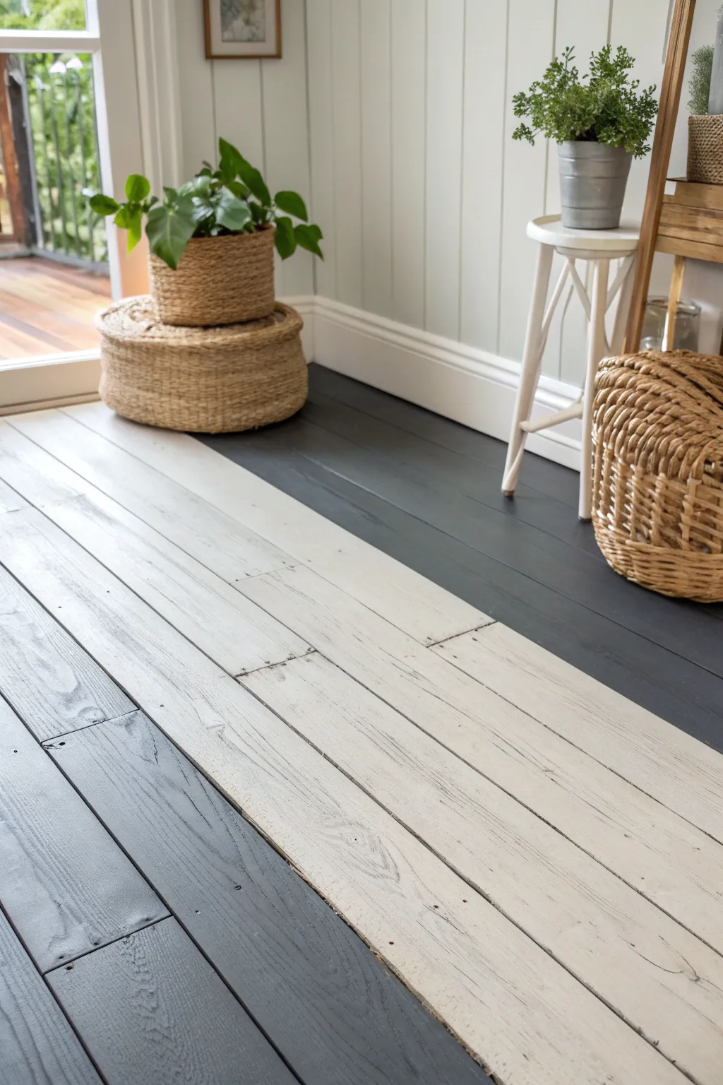 Transform your space with an ombre wood floor—where elegance meets artistry in every step.