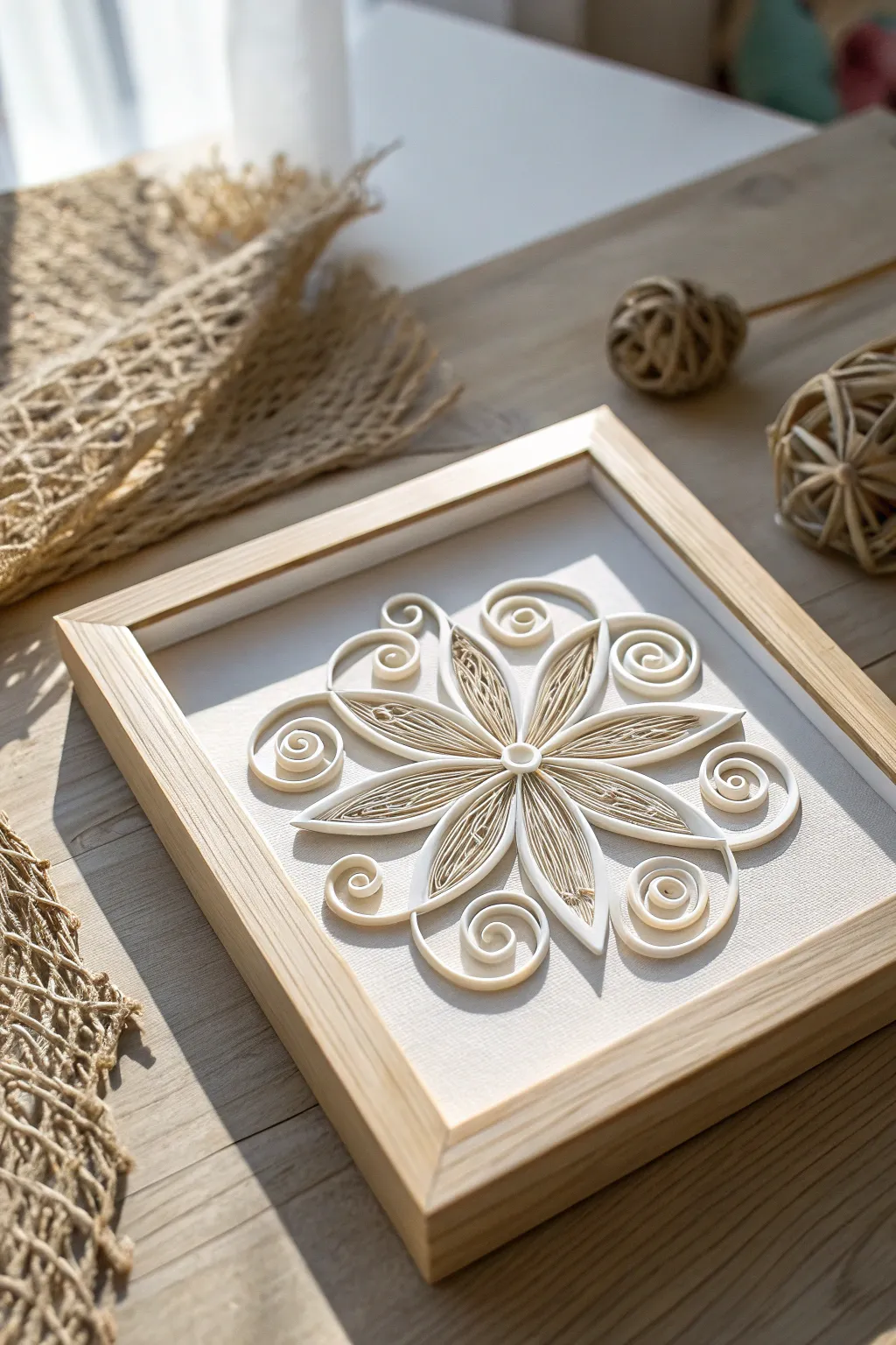 Discover the elegance of quilling: where simplicity meets intricate beauty.