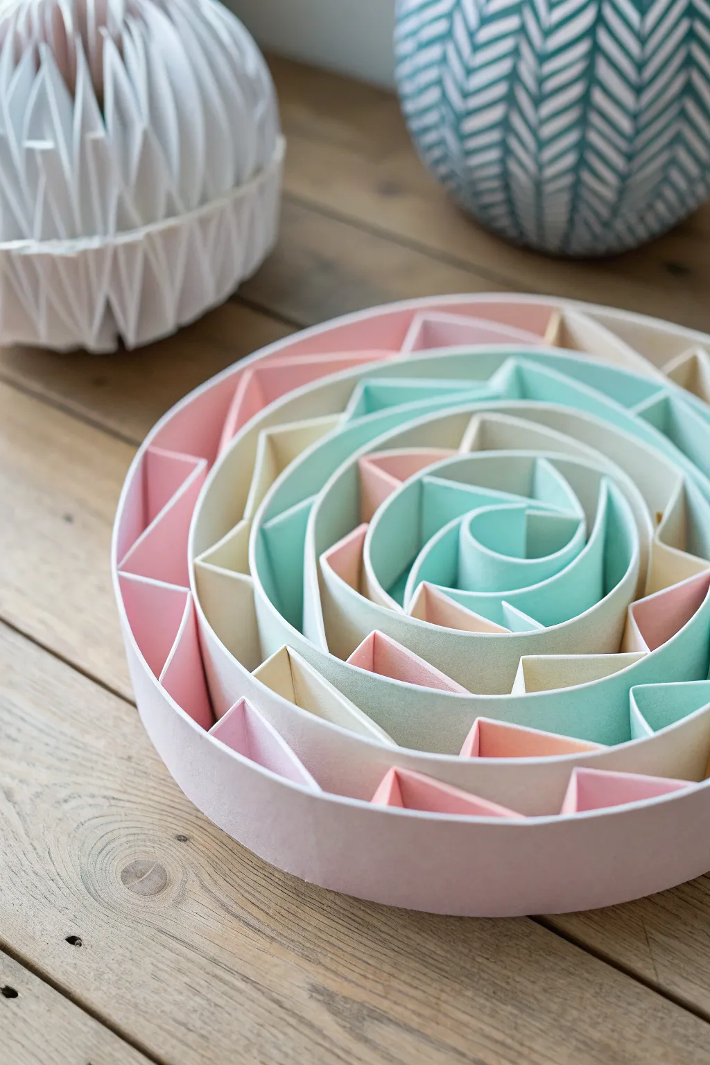 Navigate the elegance of simplicity with this beautifully crafted paper maze.