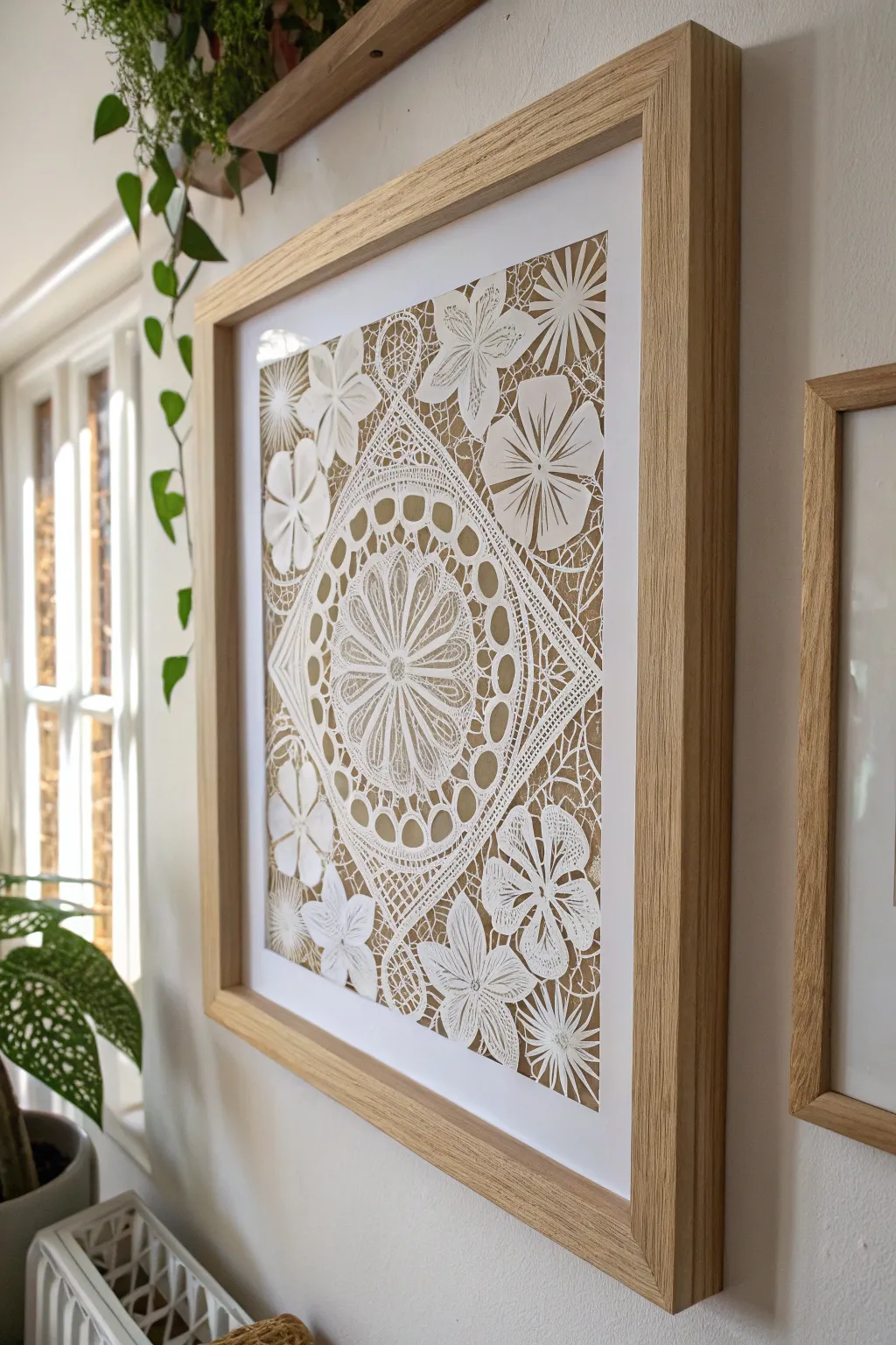 Transform your space with framed paper cut artistry—where minimalism meets bohemian elegance.