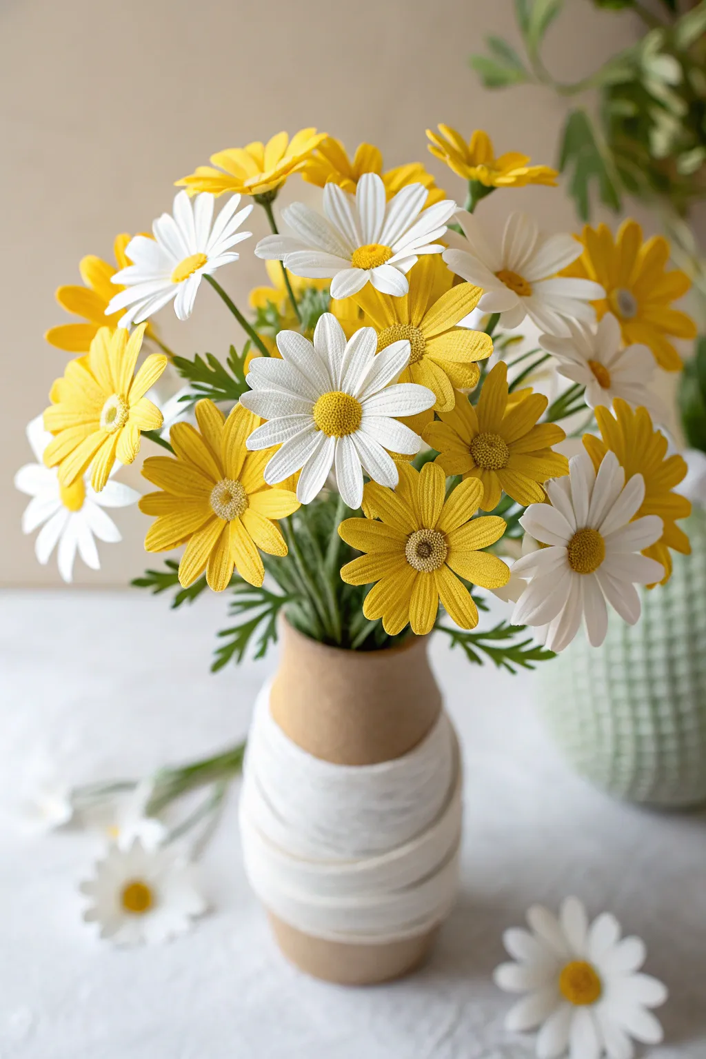 Brighten your day with a burst of cheerful daisies, capturing the essence of Scandinavian and Boho elegance.