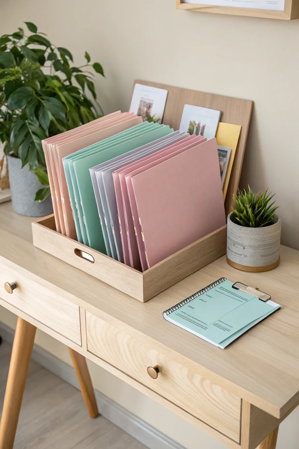 Add a pop of color to your organization with a chic and practical color-coded file system!