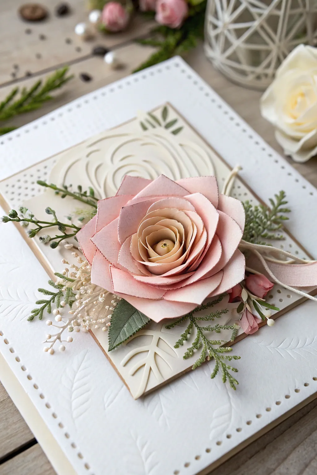 Capture the essence of Parisian romance with a single rose.