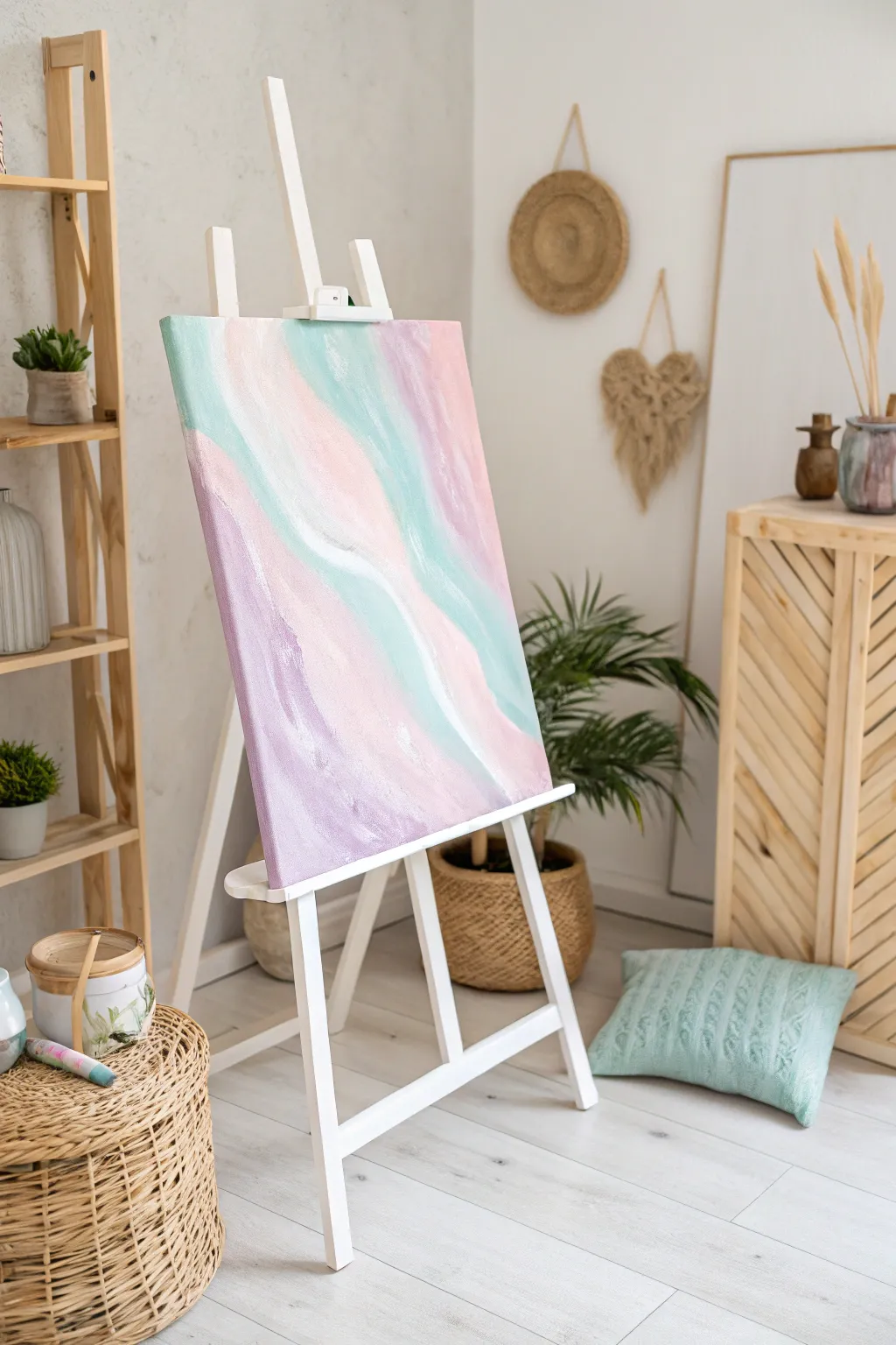 Embrace tranquility with abstract pastel patterns that soothe and inspire.