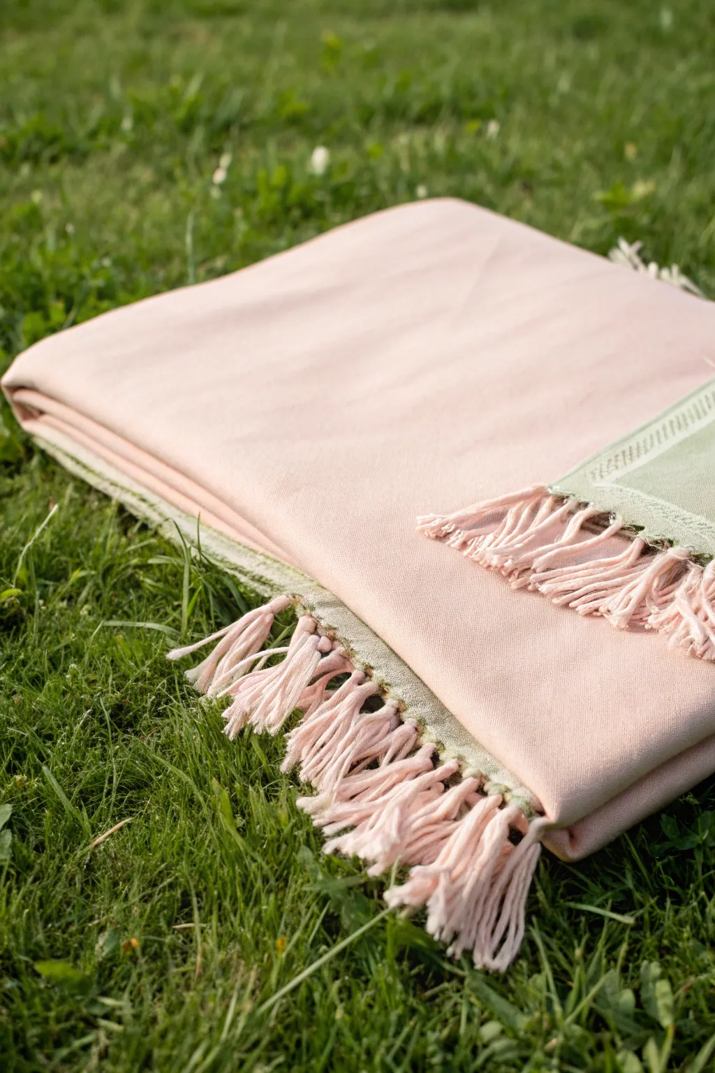 Elevate your picnic style with a minimalist blanket featuring charming fringe details. Perfect for those who appreciate simplicity and craftsmanship.