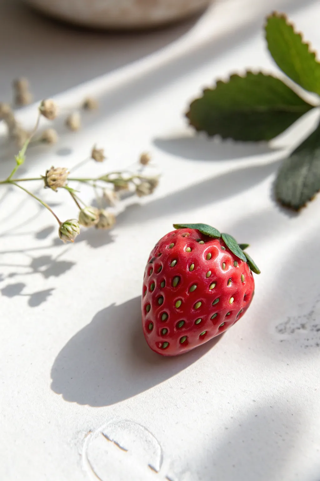 Celebrate the charm of handcrafted beauty with this delightful miniature strawberry bead. Perfect for adding a playful touch to your summer accessories!