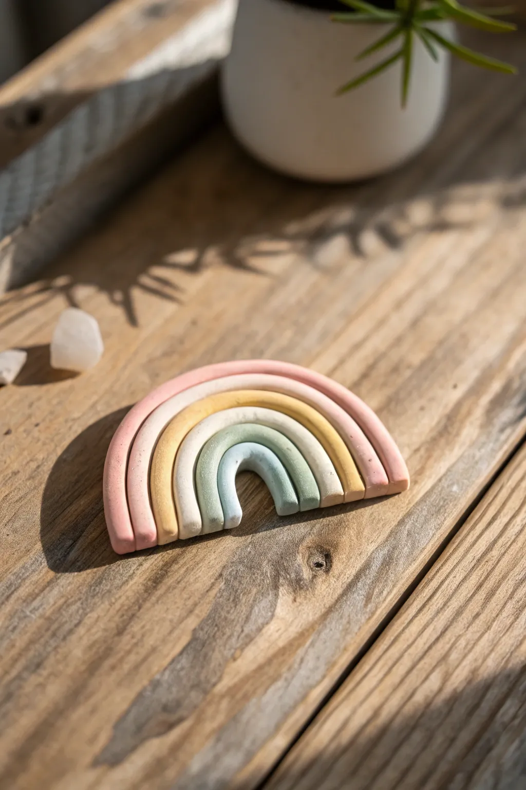 Brighten your kitchen with a touch of whimsy and natural elegance. 🌈✨