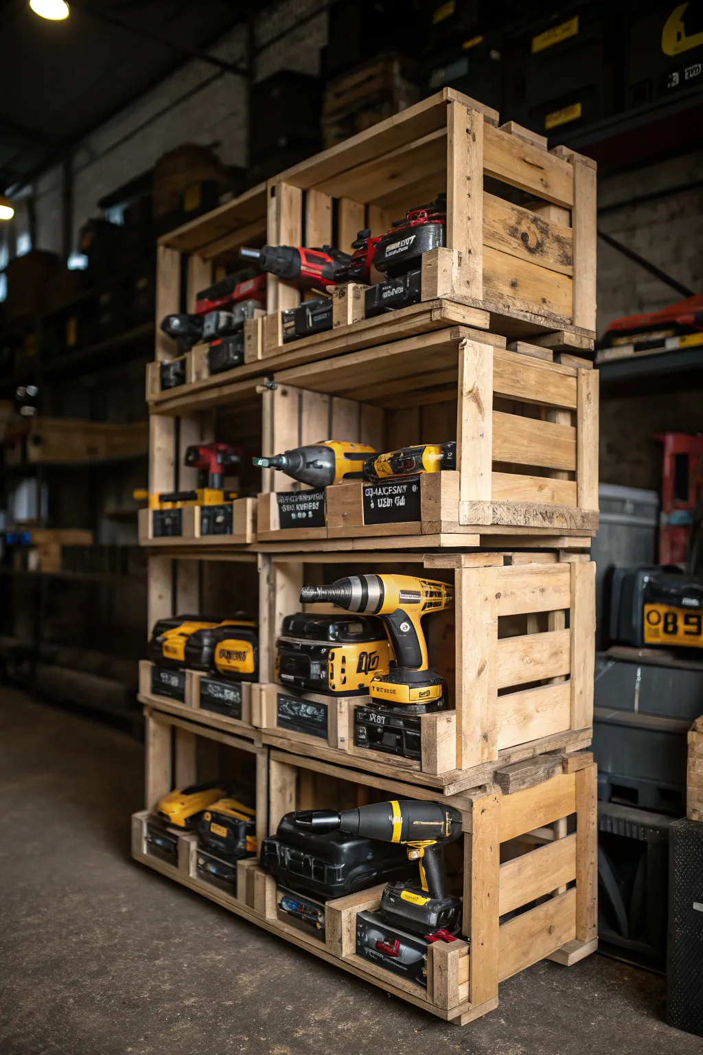 Transform your workspace with style and efficiency: Discover the art of multi-tiered tool organization.