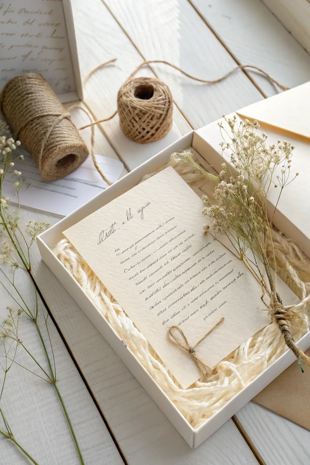 Capture the magic of the moment with a heartfelt handwritten note, adding a personal touch to your pregnancy announcement.