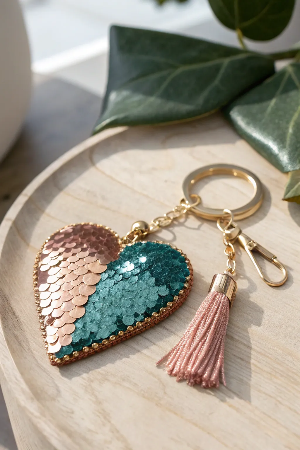 Unlock a world of color and charm with this reversible sequin keychain—where every swipe reveals a new side of beauty.