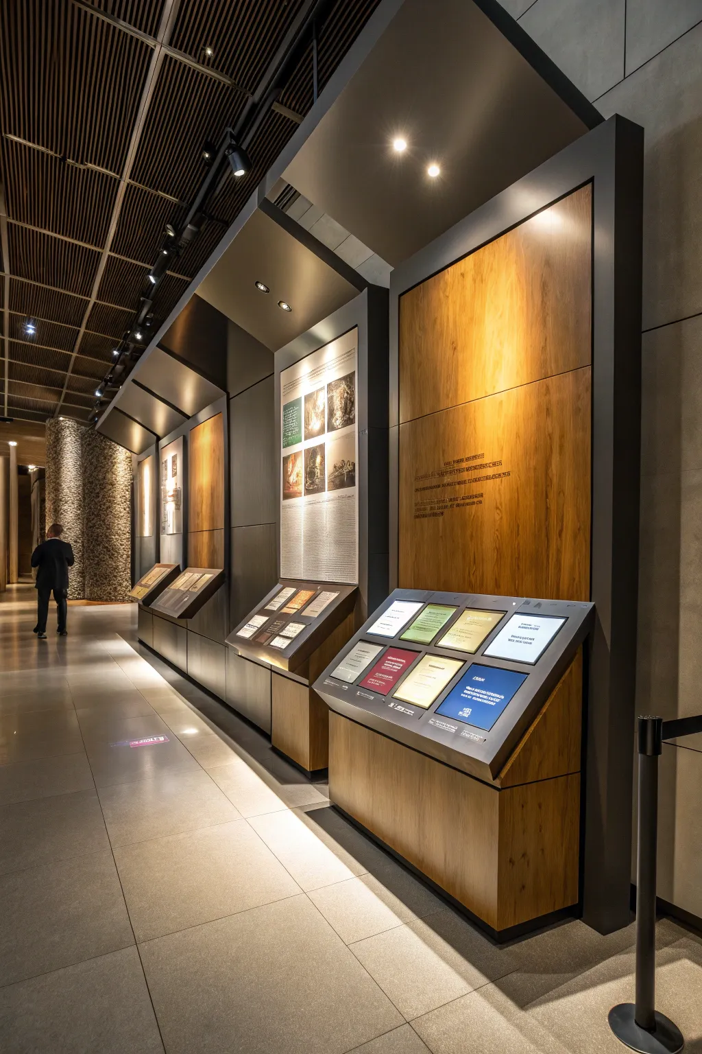 Engage your senses with this tactile art installation, where every touch transforms the canvas.
