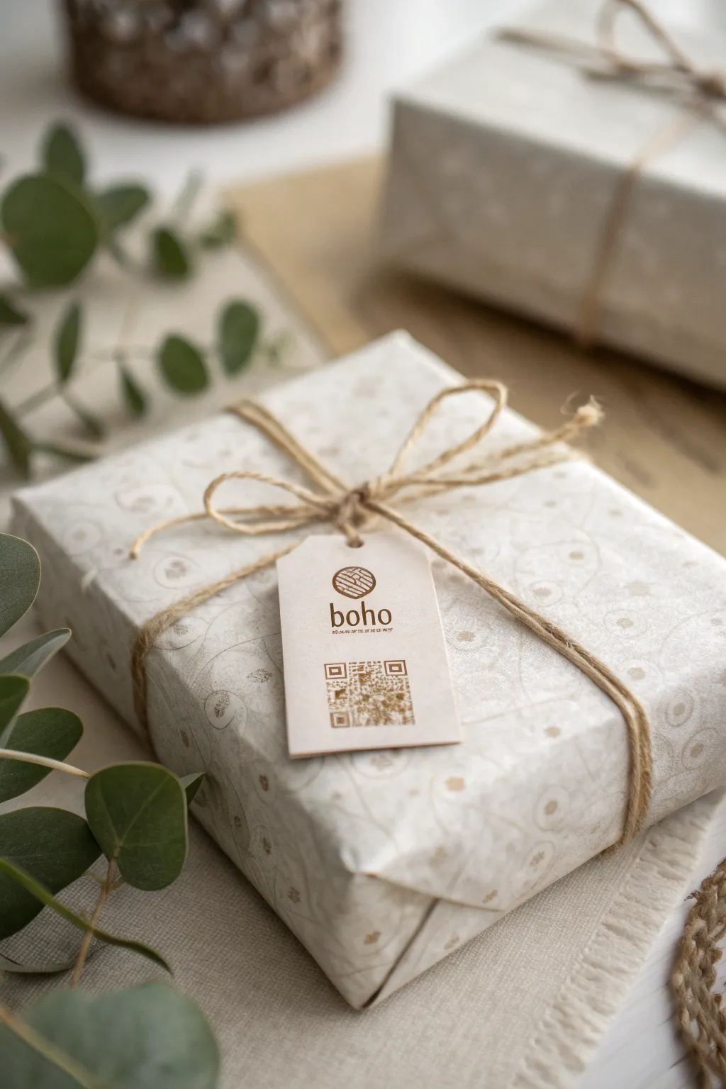 Unlock the surprise with a touch of elegance—scan the QR code for a secret gift message!