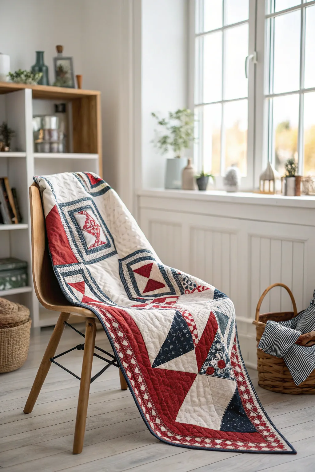 Witness the magic of transformation: turn 'ugly' into extraordinary with this striking quilt centerpiece!